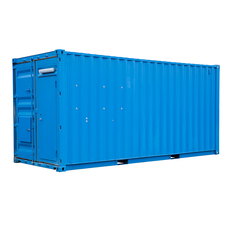 Cisternen levereras monterad i en 20- eller 40-fots container.