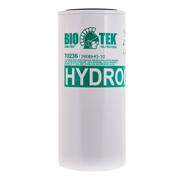 Bränslefilter för biodiesel HYDROGLASS 260BHG-10 micron, CT-70236
