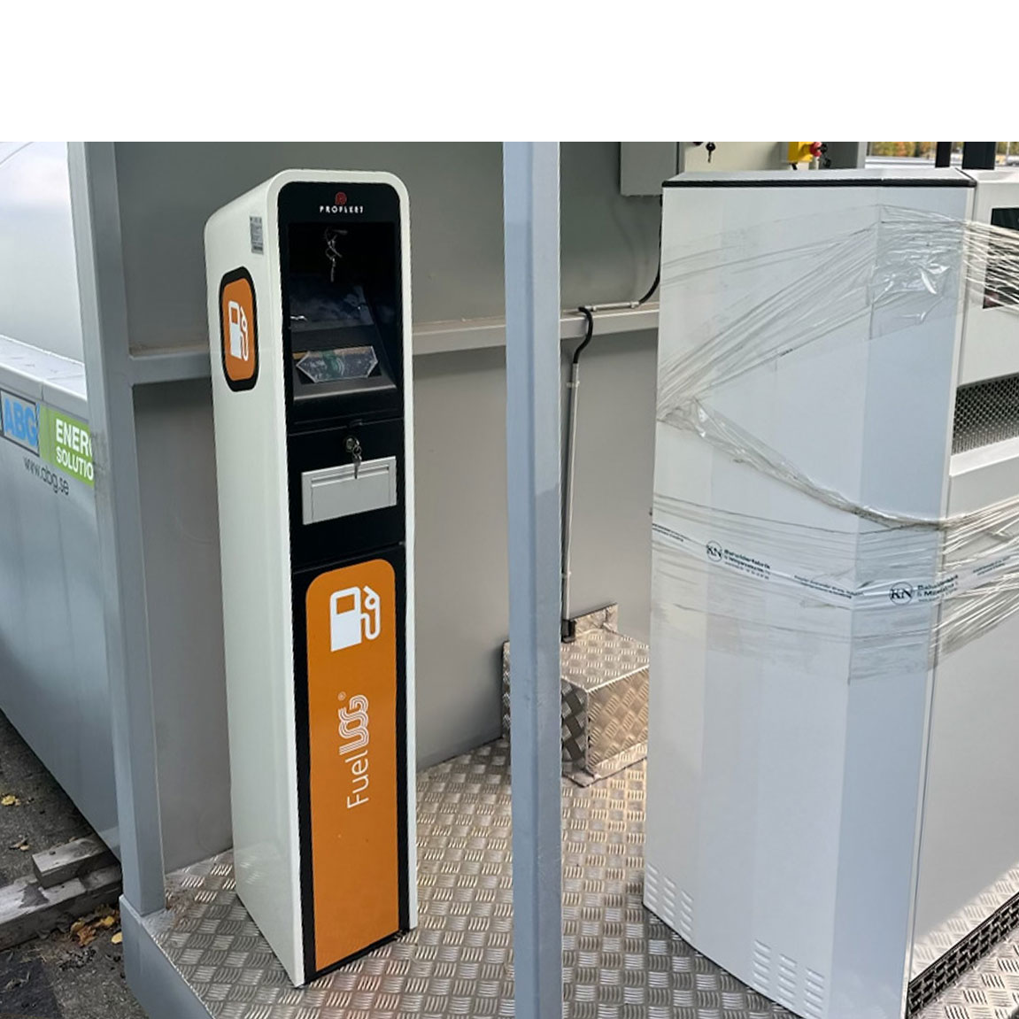 Nytillverkad cistern, 10000 liter, med plattform - Bild 2